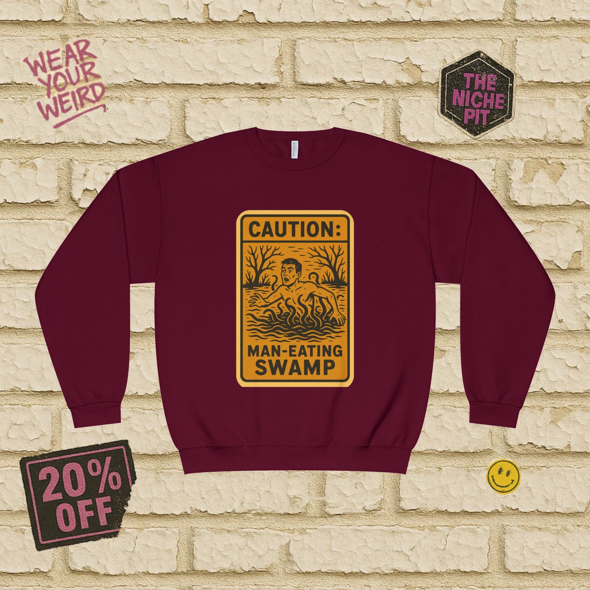 CAUTION: MAN EATING SWAMP