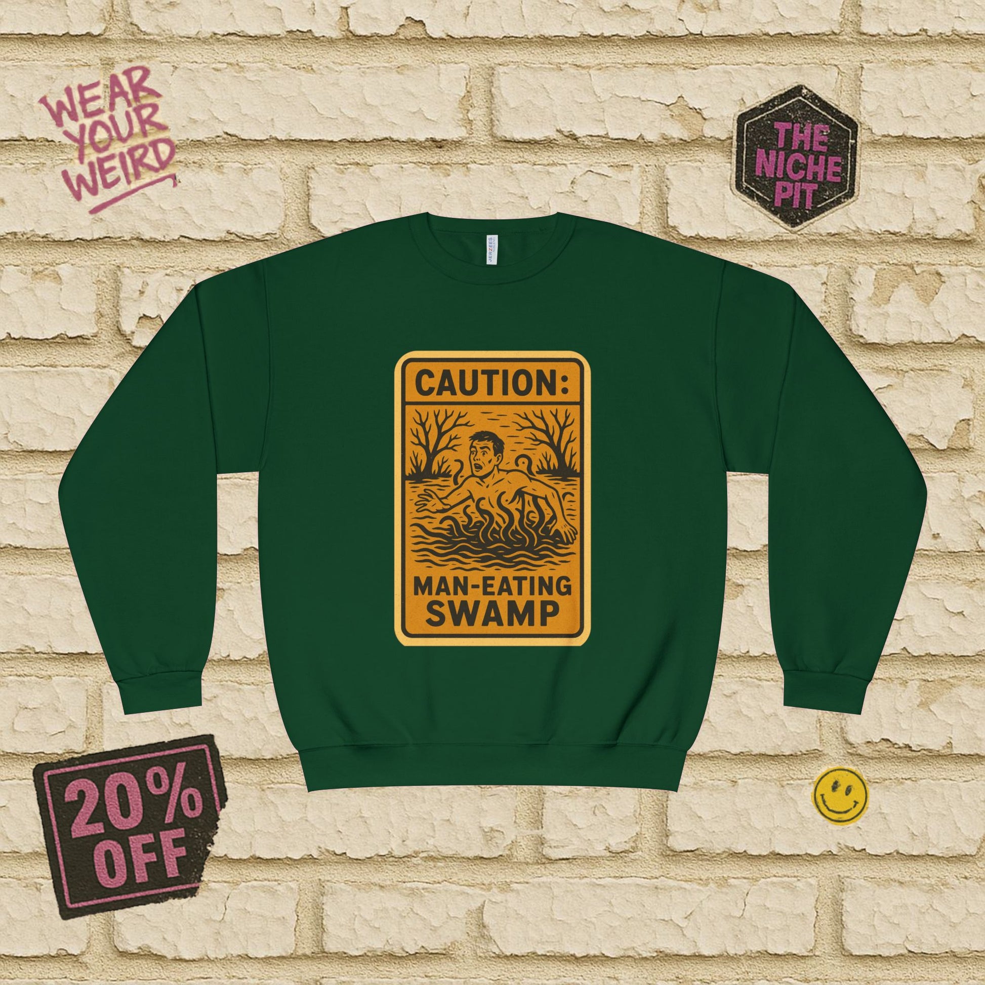 CAUTION: MAN EATING SWAMP