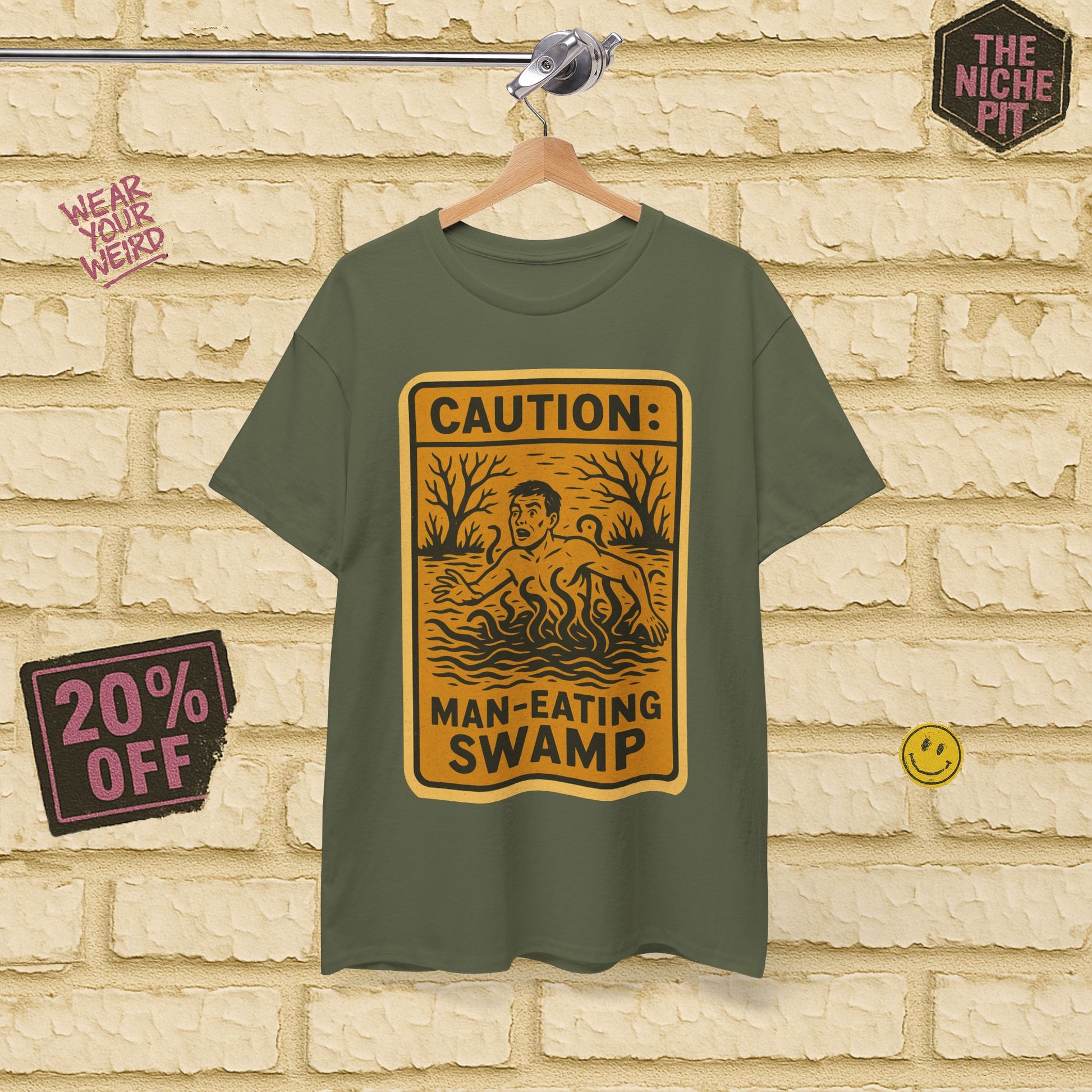 CAUTION: MAN EATING SWAMP