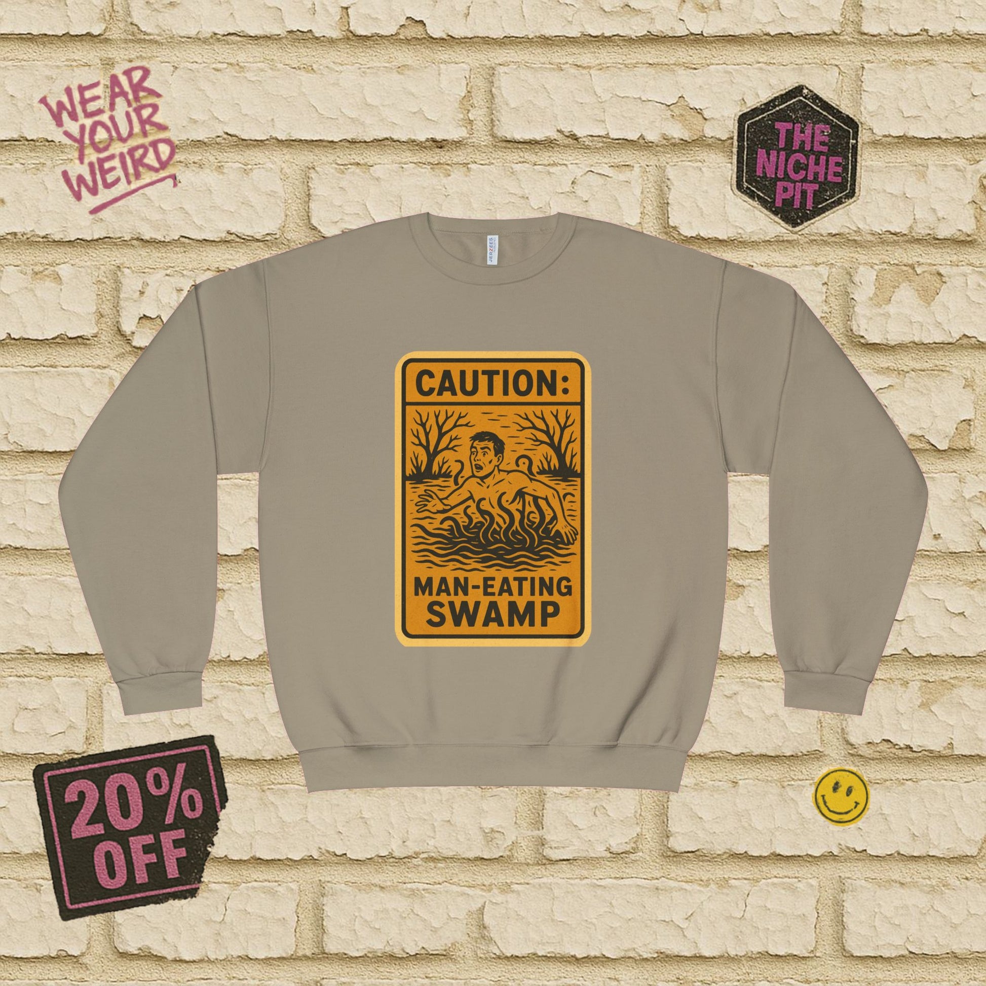 CAUTION: MAN EATING SWAMP